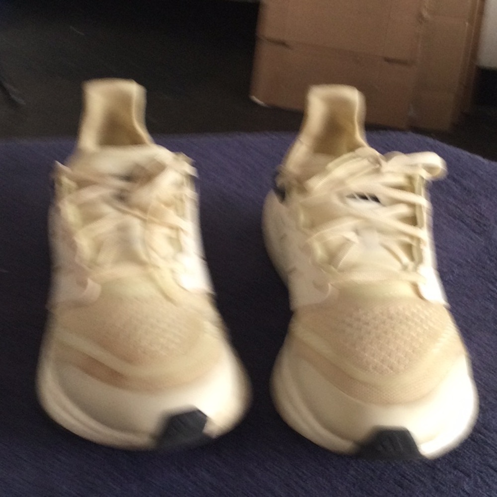Cream Lightweight Athletic Sneakers